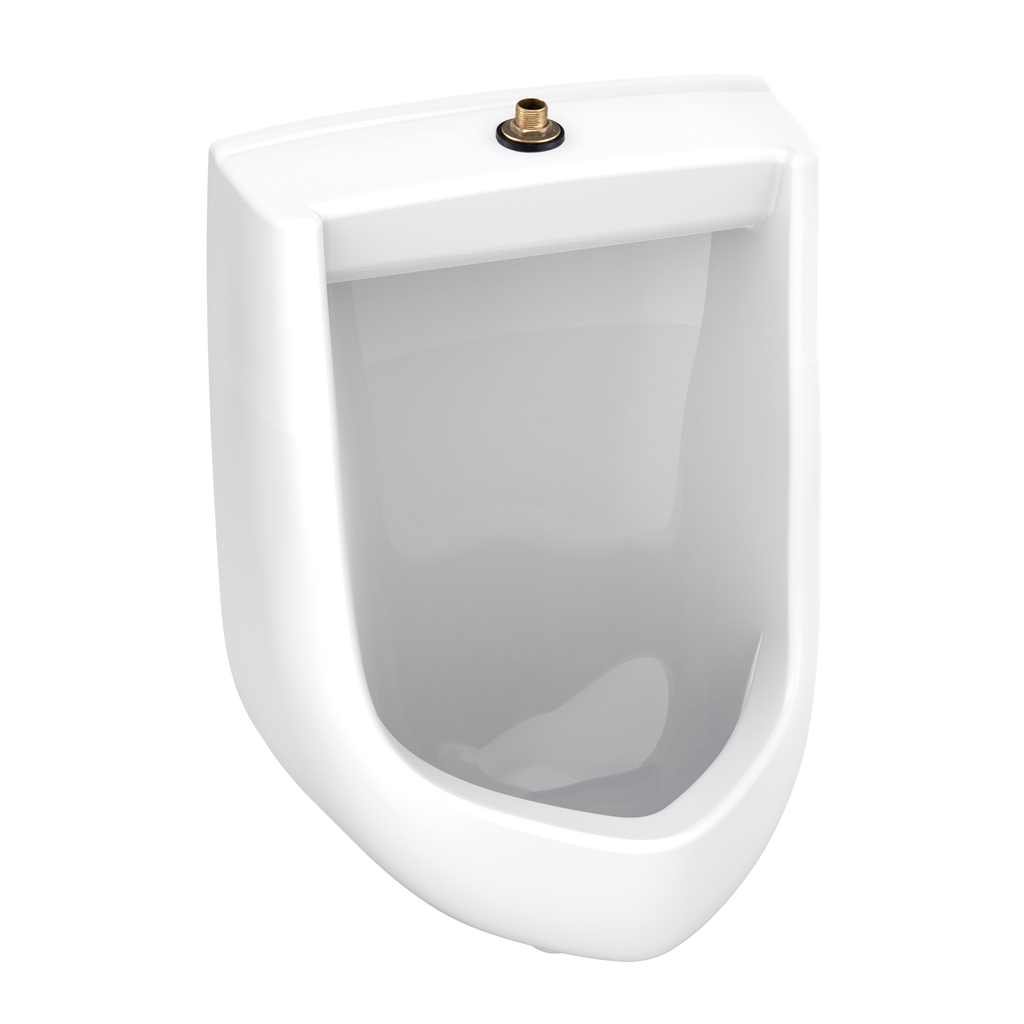 Hamilton 0.125/0.5/1.0gpf Urinal Washout Top Spud Half Stall White