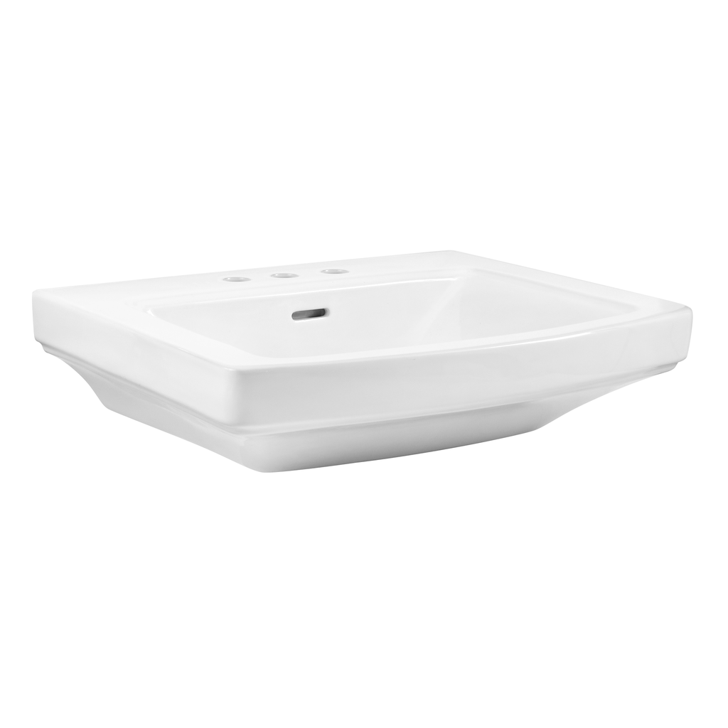 Hinsdale Standard Ped Top 25"x21" 4"CC White