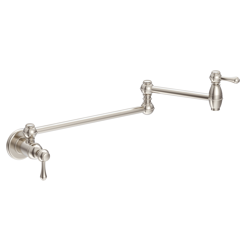 Opulence Wall Mount Pot Filler 2.2gpm Stainless Steel