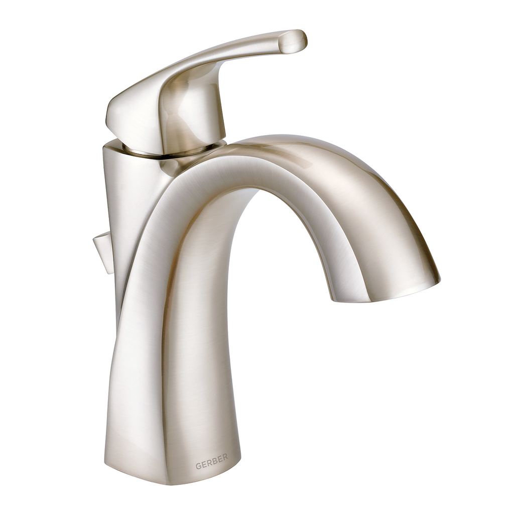 Vaughn 1H Lavatory Faucet Single Hole Mount w/ Metal Pop-Up Drain 1.2gpm Brushed Nickel