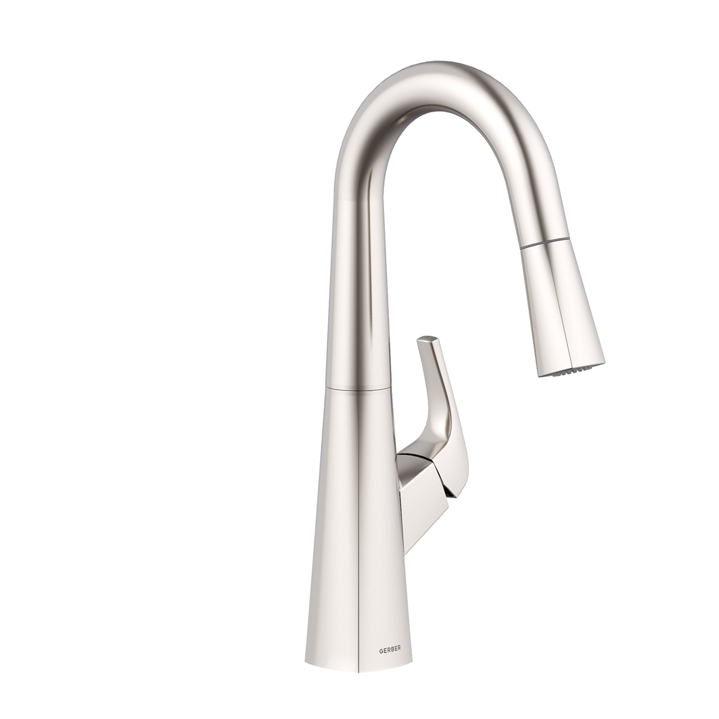 Vaughn 1H Pull-Down Prep Faucet 1.75gpm Stainless Steel