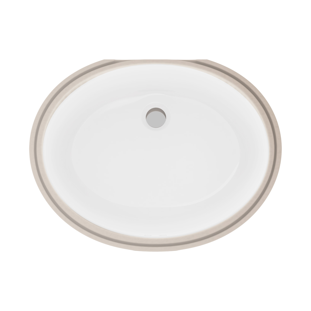 Luxoval Undercounter Lav 19.25"X15.75" White