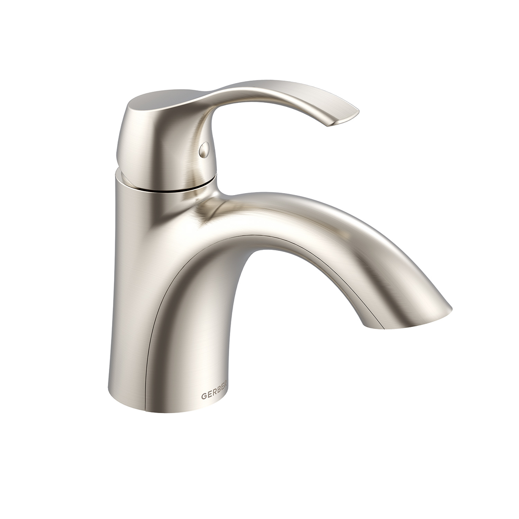 Antioch 1H Lavatory Faucet Single Hole Mount w/ 50/50 Touch Down Drain 1.2gpm Brushed Nickel