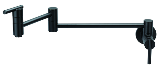 Parma Wall Mount Pot Filler 2.2gpm Satin Black