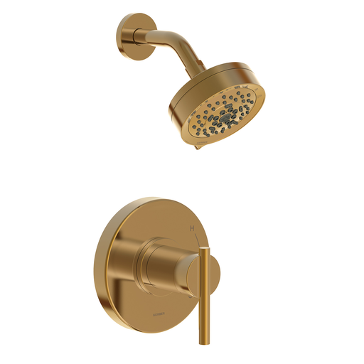 Parma 1H Shower Only Trim Kit & Treysta Cartridge w/ 5 Function Showerhead 1.75gpm Brushed Bronze