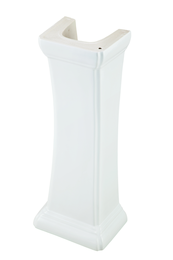 Logan Square Pedestal White