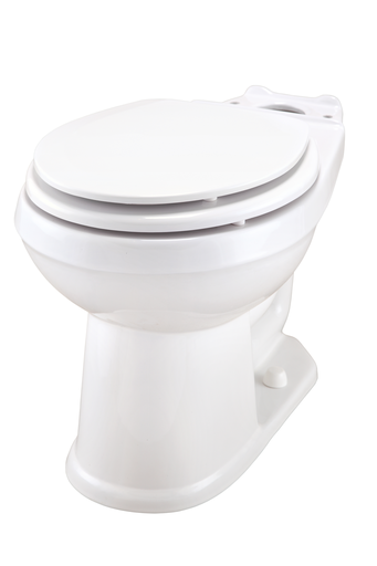 Avalanche 1.28/1.6gpf Round Front Bowl White