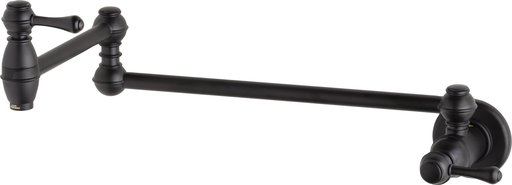Opulence Wall Mount Pot Filler 2.2gpm Satin Black