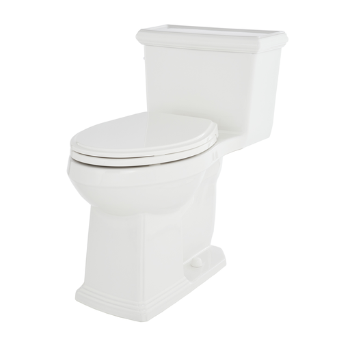 Logan Square 1.28gpf 1pc ADA Elongated Simple CT Toilet 12" Rough-In White