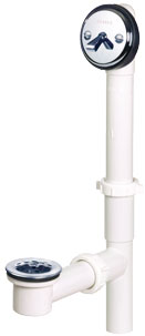 Gerber Classics PVC Trip Lever Drain for Standard Tub Chrome
