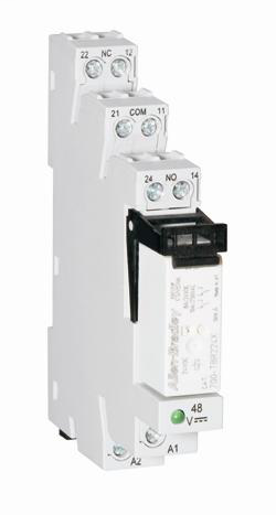 700-HL Electromechanical Relay Output, DPDT (2 C/O), w/ Screw Terminals, 110/125V AC/DC, Touch Safe Terminal Construction, Pkg. Qty. of 10