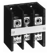 1492 Power Block, Copper Connector Block, 3-Pole, Copper, 1 Opening Line Side, 1 Opening Load Side, 150 Amps