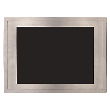 6186M Performance Monitors, 15-inch Flat Panel Monitor, Non-Touch, Stainless Steel Bezel