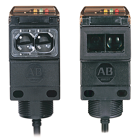 PHOTOSWITCH Photoelectric Sensor, Standard (On / Off), Transmitted Beam, 152m (500ft), 10-264V AC/DC (transmitted beam light source), 4-pin DC Micro (M12) QD