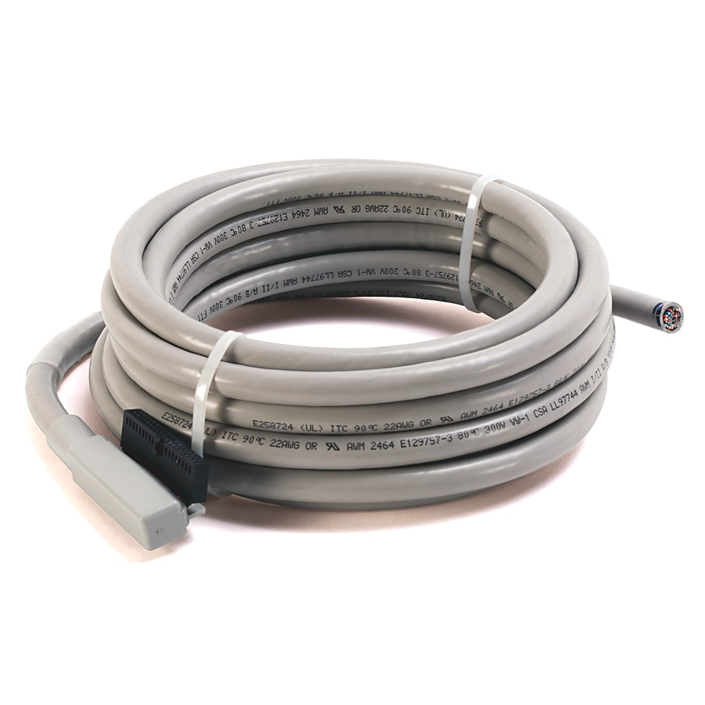 , 1492-CABLE* - Digital Cable, Cable Type N3: Digital I/O Module-Ready aCable with 40-Point 1746-N3 Wiring Arm, 5.0 meter (16.4 feet),