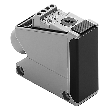 PHOTOSWITCH Photoelectric Sensor, 2m (6.6ft) Background Suppression, 12-24V DC - LO or DO selectable, Both Sink (NPN) and Source (PNP)