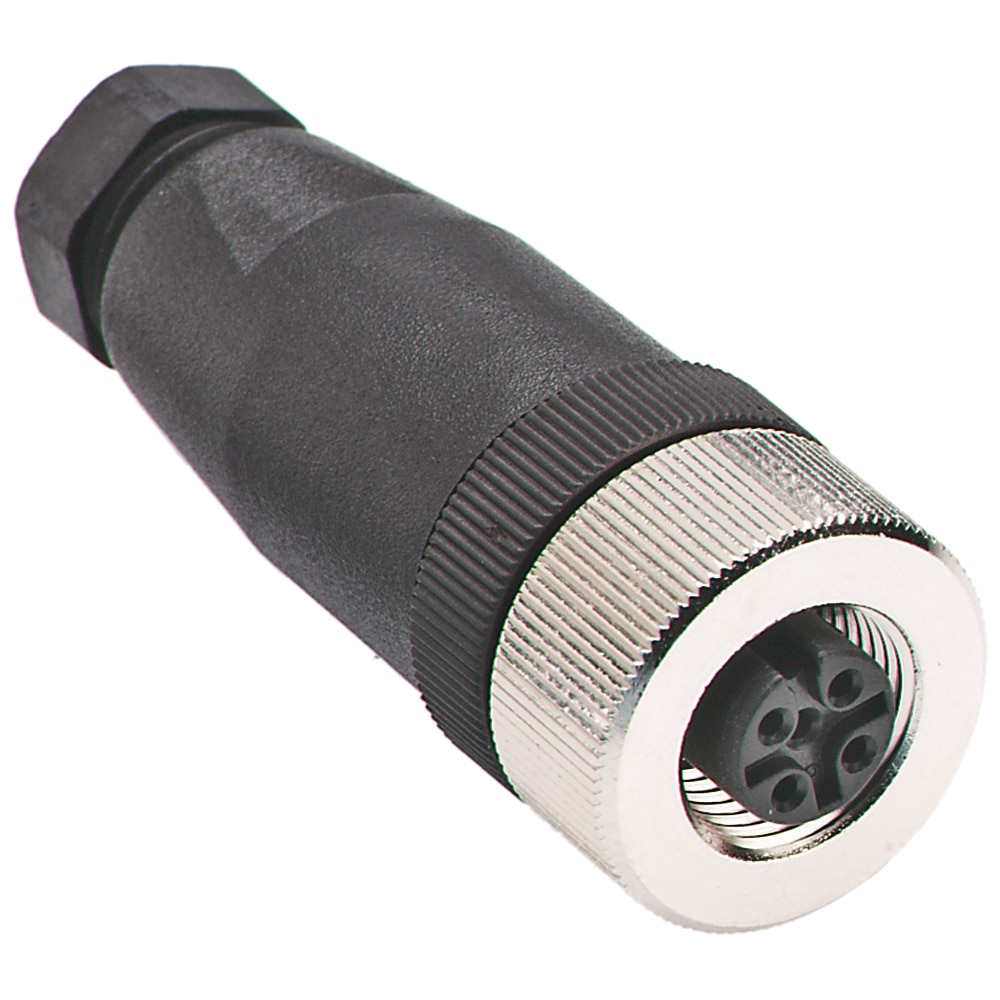 Terminal Chamber, Pico (M8), Straight Female, 4-Pin, 3.5-5mm (0.14-0.20 In)