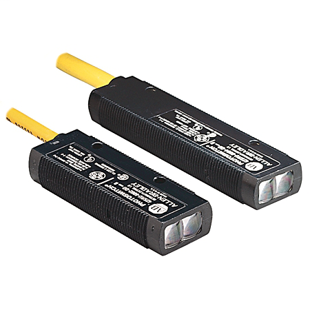 PHOTOSWITCH Photoelectric Sensor, 6000 Series, Standard Diffuse, 20-132V AC/DC, 760mm (30in), Light Operate, 4-pin Micro QD