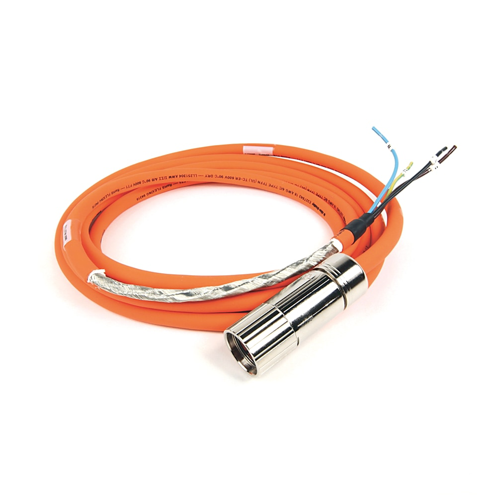 Cable,Power,Motor Type 4 DIN Connector,Flying Lead,16AWG,Flex,1M