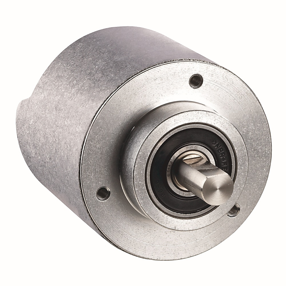 842E EtherNet/IP Multi-Turn Encoders, Multi-turn (4096 turns), Hollow shaft 15 mm, M12 connector, 262,144 (18 bit) steps per revolution