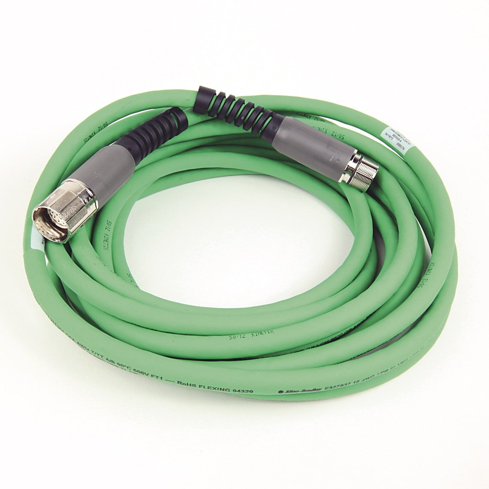 SpeedTEC Cable, Motor Feedback Only, SpeedTec DIN Connector, Extension Receptable (SpeedTec ready), Incremental Encoder Type, Continuous-Flex, 7 Meters