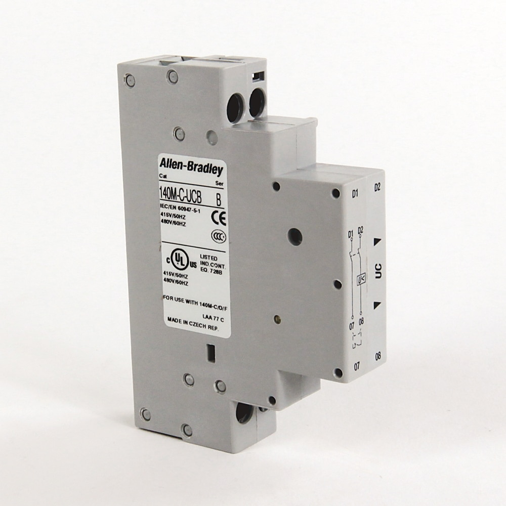 140M Accessories - C, RC, D, and F Frames, Undervoltage Trip, Left Side Mounted, w/ 2 N.O.E.M., 240-260V 60Hz