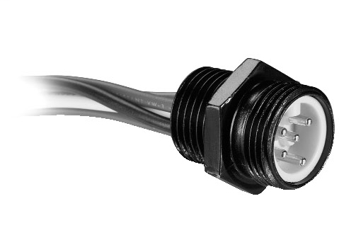 888N ArmorConnect Control Power Receptacles - Male and Female, Standard, IP67, UL 4/12, NEMA 6P, Male 6-pin/5-Used Receptacle, 0.3 m (0.98 feet)