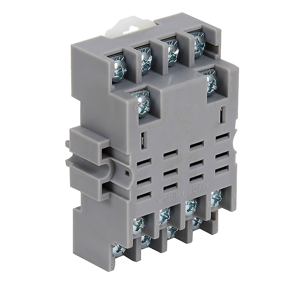 700-H General Purpose Accessories, Mini 14-Blade Base Socket, Screw Terminals, Touch Safe Terminal Construction (Pkg. Qty. 10), 700-HN139