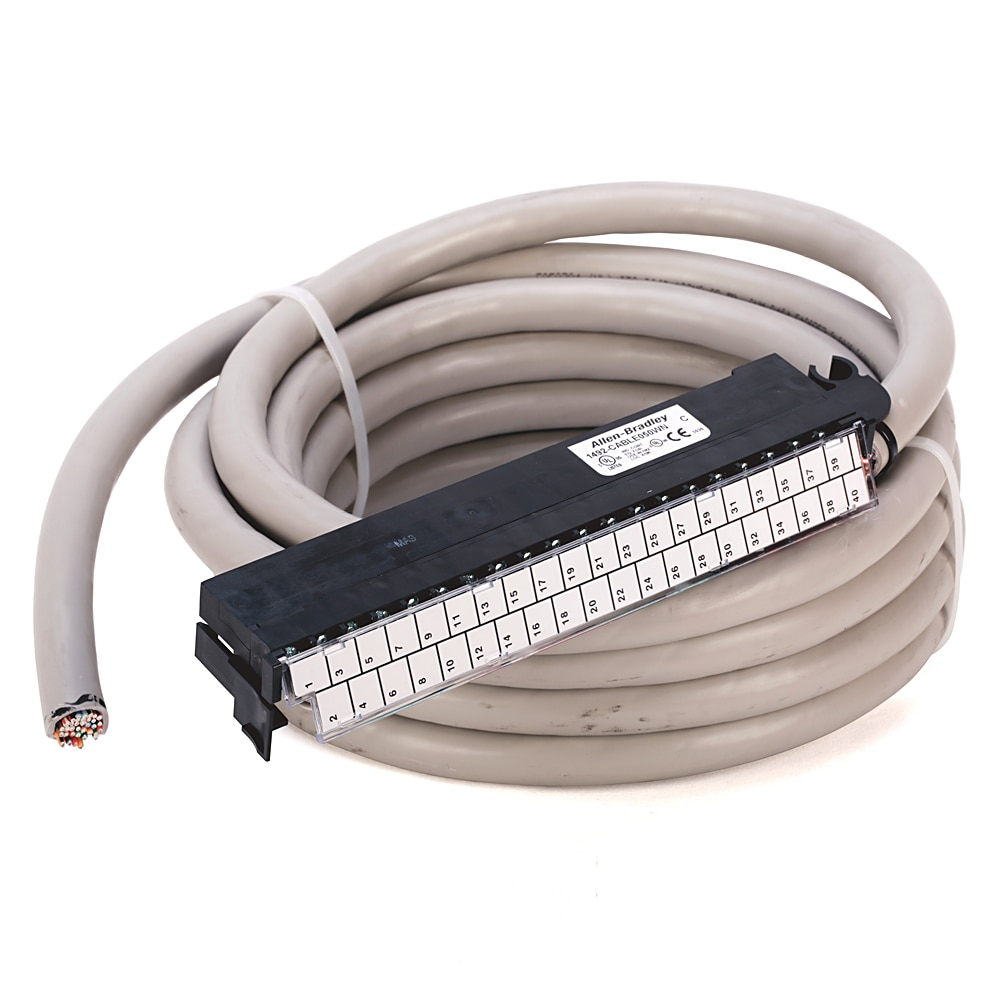 , 1492-CABLE* - Digital Cable, Cable Type WN: Digital I/O Module-Ready Cable with 1756-WN 32-Point Wiring Arm, 5.0 meter (16.4 feet),