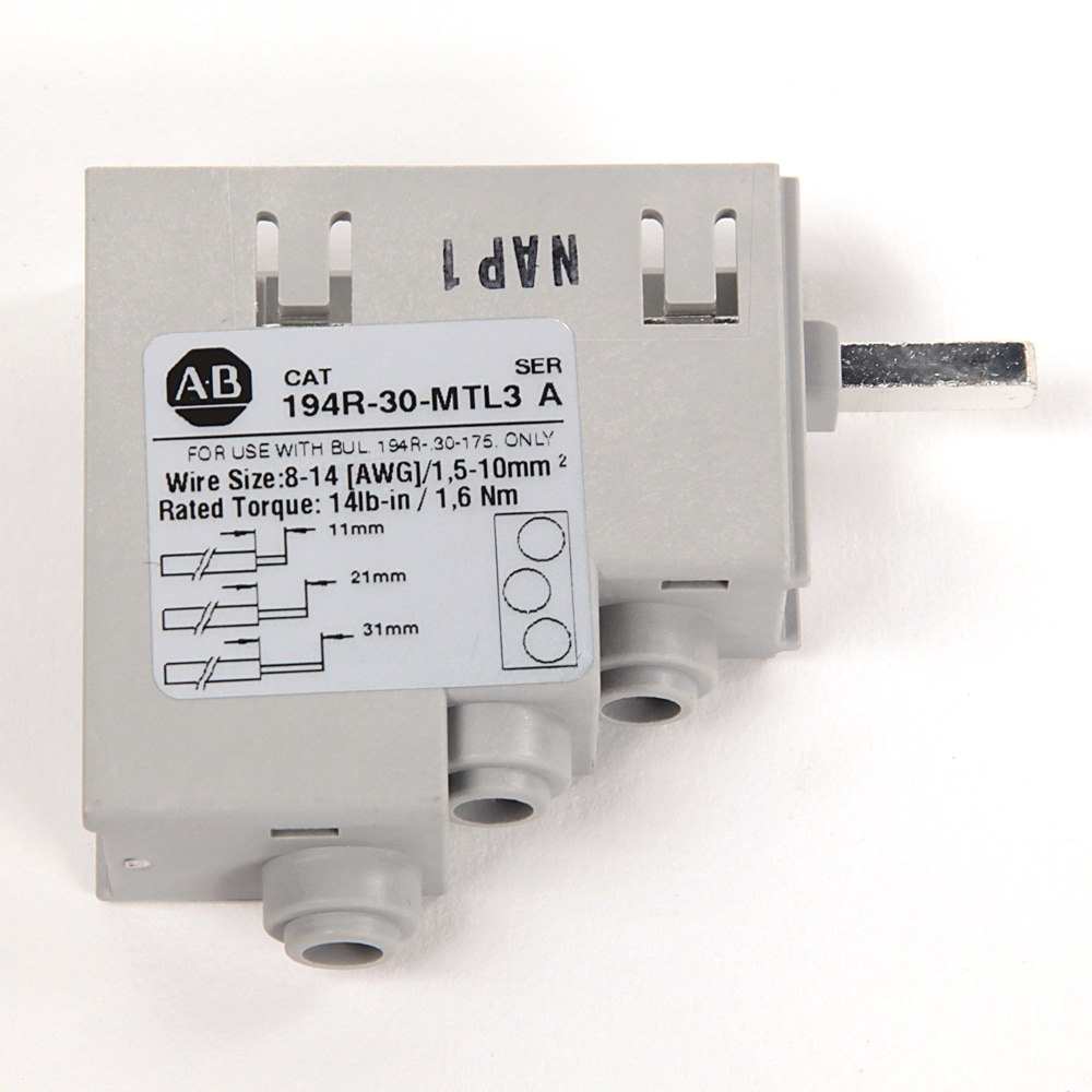 194R Disconnect Switch Accessories, Multi-Tap Lug Kit, 30A