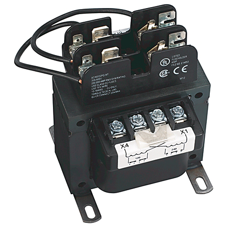 1497B - CCT, 500VA, 240x480V 60Hz Primary-120/240V Secondary, 2 Primary - 1 Secondary Fuse Blocks