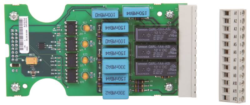 SMC-50 Digital I/O Option Module: 4 AC inputs and 3 relay outputs
