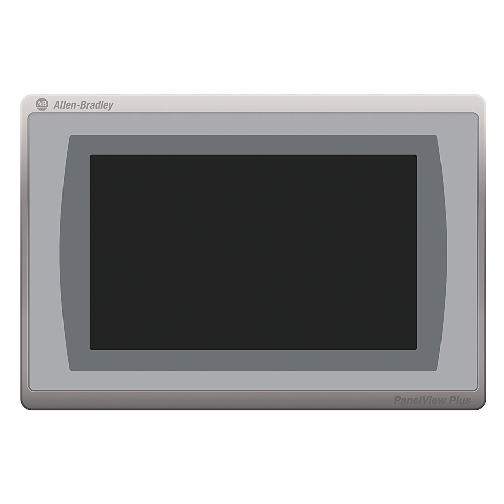 PanelView Plus 7 Standard Terminal, Touch Screen, 9 inches, Wide aspect ratio Color, Single Ethernet, 24V DC, Windows CE OS License, Standard Model