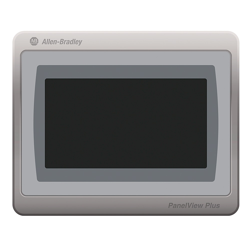 PanelView Plus 7 Standard Terminal, Touch Screen, 4.3 inches, Wide aspect ratio Color, Single Ethernet, 24V DC, Windows CE OS License, Standard Model