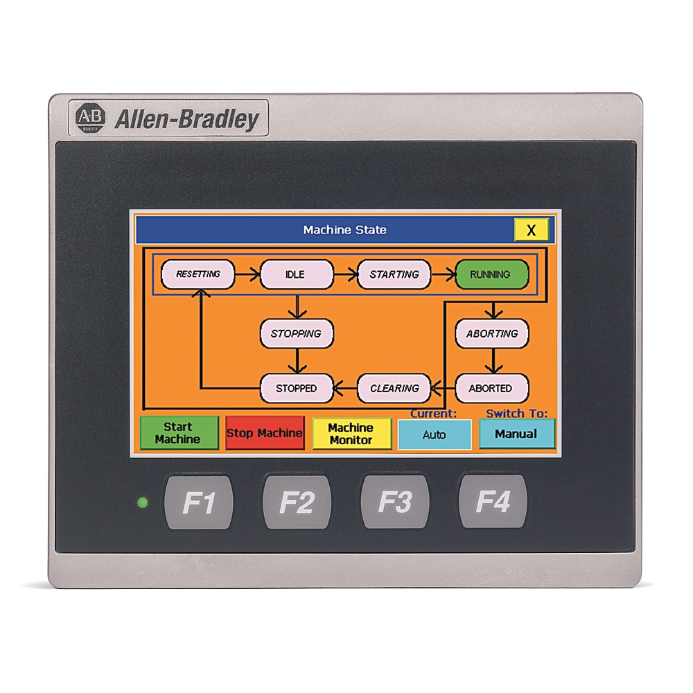 PanelView 800, 4.3 in HMI Terminal, Touch Screen TFT, Serial and Ethernet ports