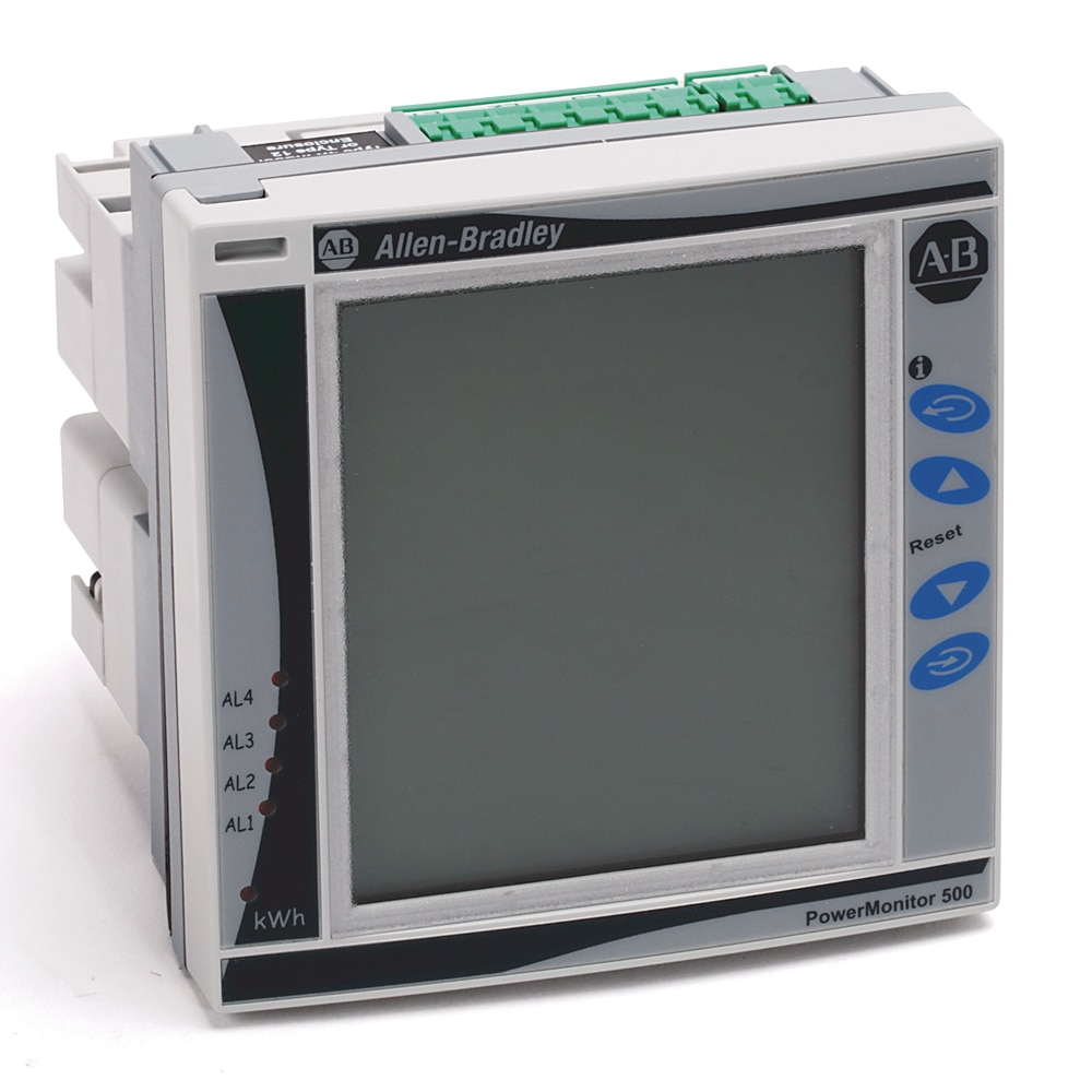 PowerMonitor 500, 600V AC, 2 Dual Relay Outputs, Modbus Communications