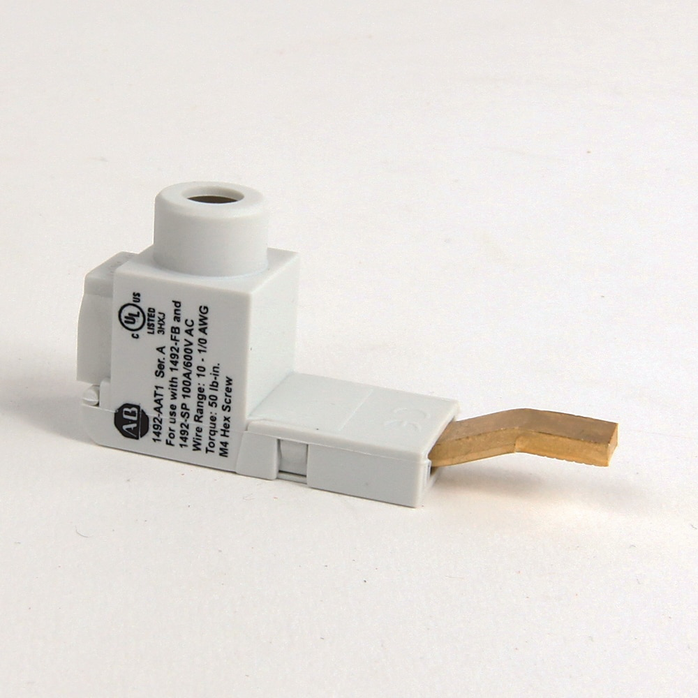 Terminal Power Feed, 35mm², offset lug, used with the 2 and 3 pole fuse blocks