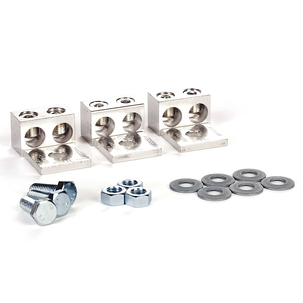 194R Disconnect Switch Accessories, Terminal Lug Kit For Use With UL Fused and non-fused switches: 400 A (Pkg. Qty. 3)