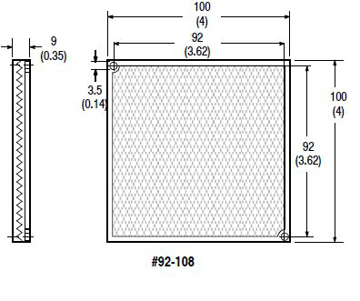 92-108 Reflector