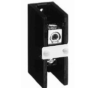 1492 Power Block, Tap with Binding Screw Block, 1-Pole, Aluminum, 1 Opening Line Side, 1 Opening Load Side, 115 Amps
