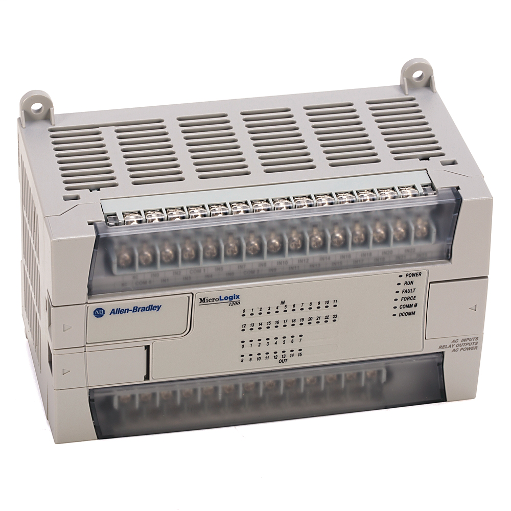 A-B 1762-L40BXB MICROLOGIX 1200 PROCESSOR (24) 24VDC INPUTS (8) 24VDC OUTPUTS & (8) RELAY OUTPUTS WITH 24VDC LINE POWER A-B 1762-L40BXB MICROLOGIX 1200 PROCESSOR (24) 24VDC INPUTS (8) 24VDC OUTPUTS & (8) RELAY OUTPUTS WITH 24VDC LINE POWER