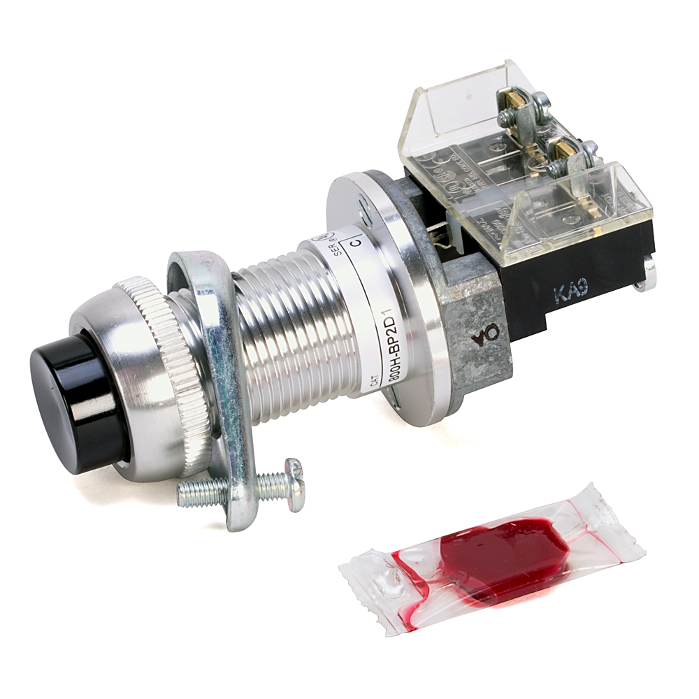 A-B 800H-BP2A BLACK EXTENDED HEAD PUSH BUTTON A-B 800H-BP2A BLACK EXTENDED HEAD PUSH BUTTON
