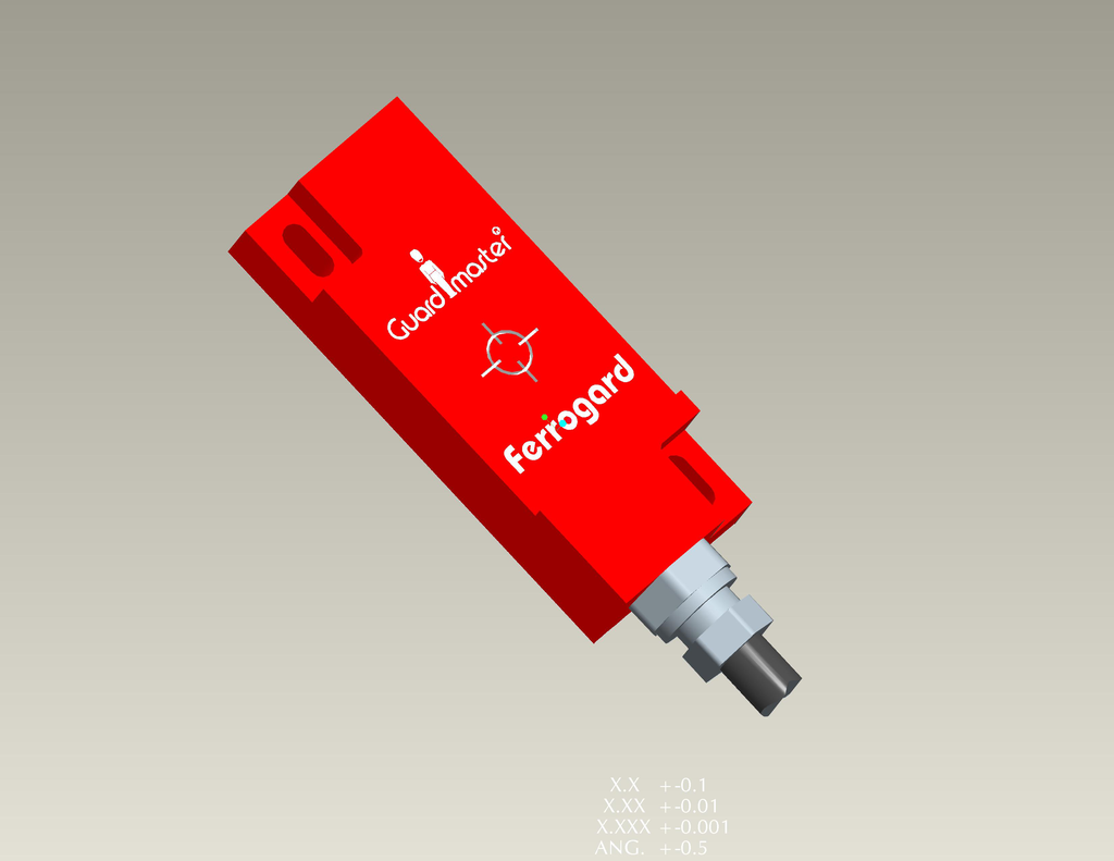 Ferrogard, FRS2, Rectangular, Molded ABS Red Plastic, Switch & Actuator 24VDC (1A max Switching Capability)1 N.C. Safety Contact 1 N.O. Aux Contact,,2 M Cable, Ferrogard, FRS2, Rectangular, Molded ABS Red Plastic, Switch & Actuator 24VDC (1A max Switching Capability)1 N.C. Safety Contact 1 N.O. Aux Contact,,2 M Cable,