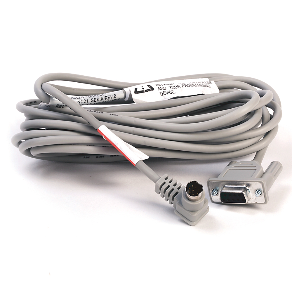 2711 PanelView Standard Terminal Accessories, 16.4 foot (5.0 m) RS-232 Operating Cable for PanelView to MicroLogix 2711 PanelView Standard Terminal Accessories, 16.4 foot (5.0 m) RS-232 Operating Cable for PanelView to MicroLogix