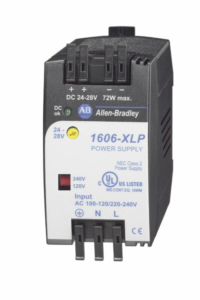 A-B 1606-XLP72E 72W 24-28V PWR SPLY A-B 1606-XLP72E 72W 24-28V PWR SPLY