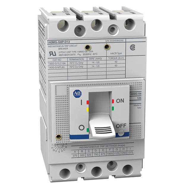 Allen Bradley 140MG-J8E-D10 Motor Circuit Protector Allen Bradley 140MG-J8E-D10 Motor Circuit Protector
