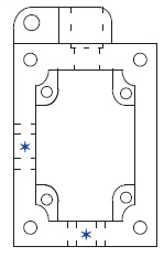Allen-Bradley 800H-NP46B NEMA 7/9 Push Button Enclosure Allen-Bradley 800H-NP46B NEMA 7/9 Push Button Enclosure