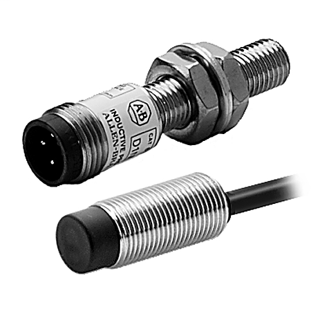 Allen-Bradley 871C-DH2M12-D4 2-Wire 2000 Hz 2 mm Sensing Nickel Plated Brass Barrel Micro QD Sensor Allen-Bradley 871C-DH2M12-D4 2-Wire 2000 Hz 2 mm Sensing Nickel Plated Brass Barrel Micro QD Sensor