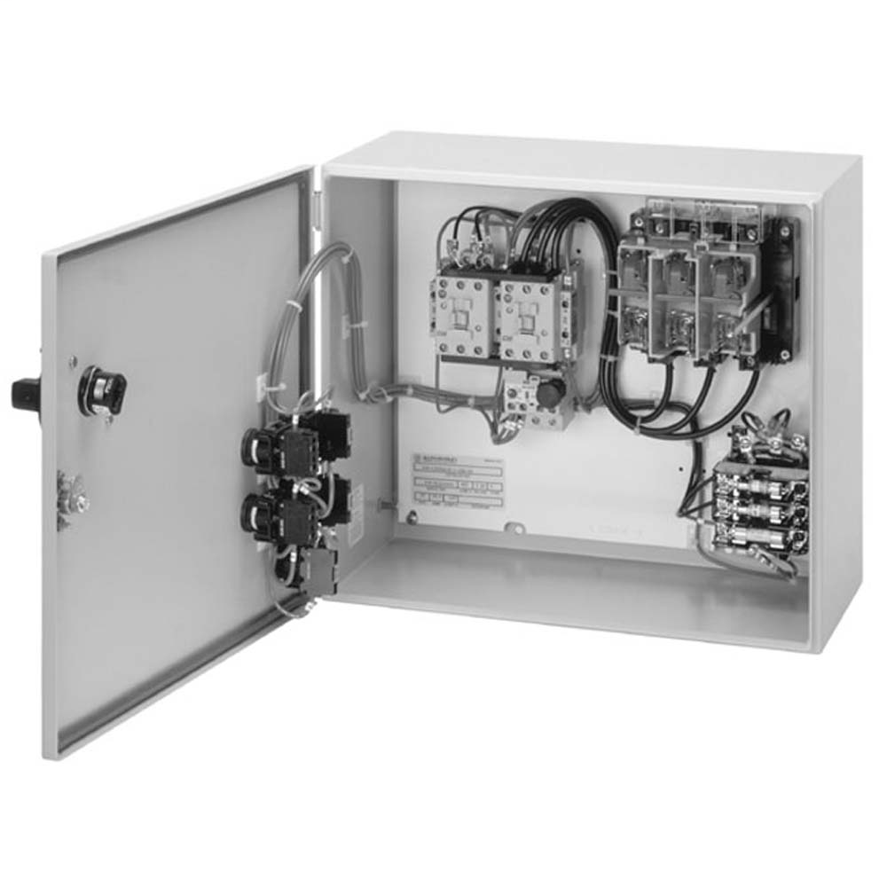 Allen-Bradley 106-C23FCDXXX Bulletin 106 - IEC Reversing Combination Starter - Fusible Disconnect Type, IP66 (Type 3/4/12 - Metal), 23 Amp, 575-600V 60Hz Primary / 120V 60Hz Secondary Separate Control Allen-Bradley 106-C23FCDXXX Bulletin 106 - IEC Reversing Combination Starter - Fusible Disconnect Type, IP66 (Type 3/4/12 - Metal), 23 Amp, 575-600V 60Hz Primary / 120V 60Hz Secondary Separate Control