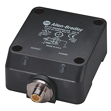 Allen-Bradley 871F-R50N80-R3 Flat Pack Style Inductive Sensor Allen-Bradley 871F-R50N80-R3 Flat Pack Style Inductive Sensor
